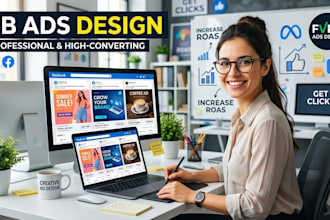 design social media post, creative facebook ads design, instagram story ad image