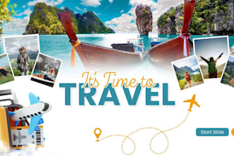 design travel startup pitch deck tourism pitch deck