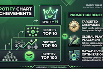 successfully chart spotify music to top 100 spotify chart
