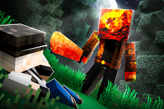 design  professional  minecraft thumbnails