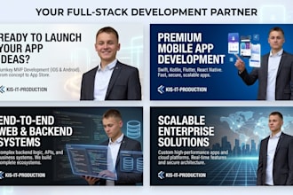 build custom ios and android mobile apps with backend