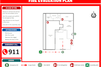 design fire escape plans and evacuation maps