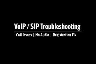 troubleshoot voip, sip and call issues