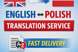 translate english to polish and polish to english