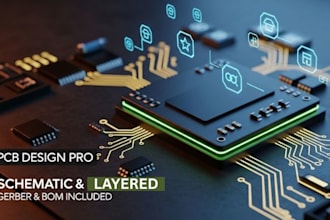 be your pcb board schematic designer on altium kicad eagle easyeda