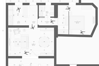 design architectural 2d drawings, floor plans