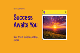 create visually compelling posters and logo brand