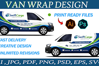 do branding van wrap design and vehicle wrap design