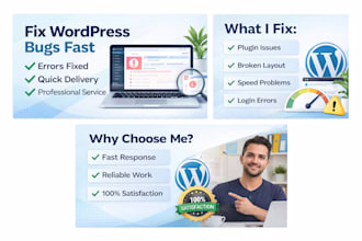 fix wordpress bugs, errors and issues quickly
