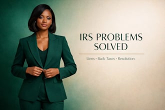 resolve irs problems, back taxes, remove tax liens and handle your irs case