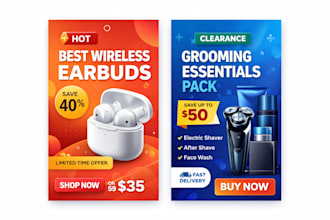 design high converting e commerce ads for social media