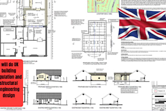 do UK building regulation drawings and structural engineering design