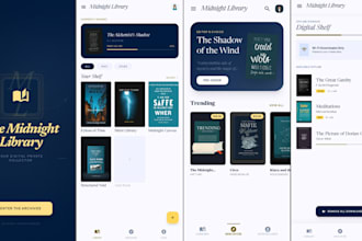 develop a custom ebook reader app with PDF, epub, and offline support