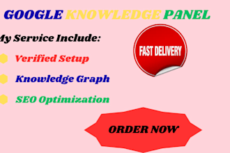 create and optimize your google knowledge panel