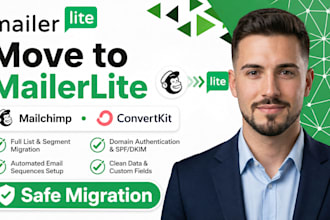 migrate mailchimp to convertkit to mailerlite