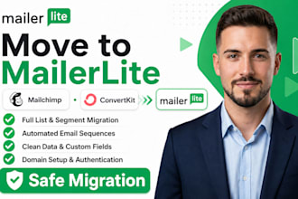 migrate mailchimp or convertkit to mailerlite email marketing