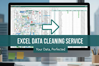 do excel data cleaning, formatting and automation