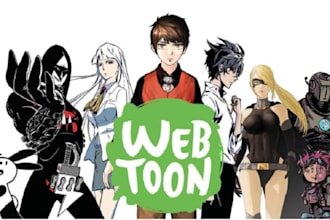 promote webtoon, manga ,webcomic, comic ,amazon books promotion