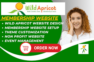 design wild apricot membership website event management nonprofit crm setup