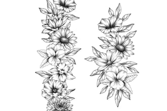 design professional japanese, asian style tattoo design