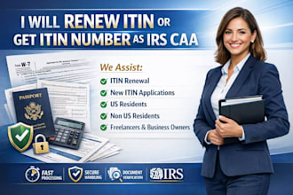 renew itin or get itin number as irs caa