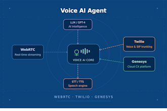 build voice ai agents using webrtc, twilio or genesys