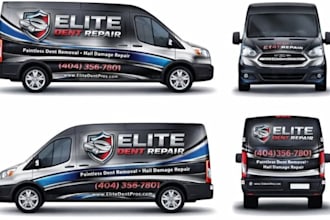 design awesome car van vehicle wrap design and vehicle stickers