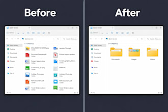 organize and clean your messy files automatically