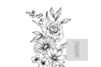 design professional tattoo and custom tattoo