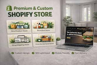 build shopify store design redesign, shopify website, shopify dropshipping store