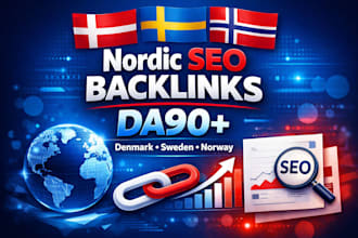 boost denmark sweden norway SEO with da90 nordic backlinks