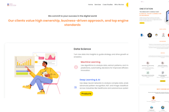 create a company profile website for your company