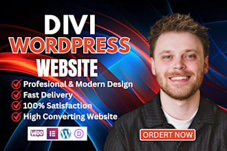 build a responsive divi wordpress website with divi theme or divi builder