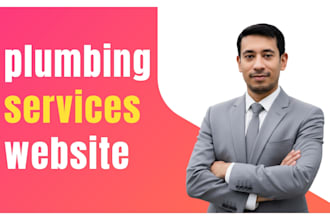 design plumbing services website plumber website and cleaning site