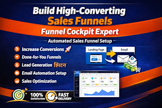 design a high converting funnel cockpit funnel cockpit expert