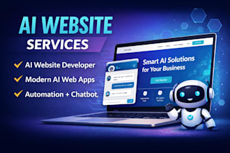 build a professional ai powered business websites