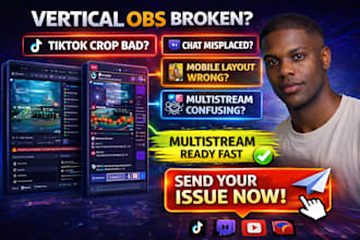 setup obs vertical multistream for tiktok twitch and youtube