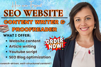 rewrite or proofread website content youtube script, seo article and blogs