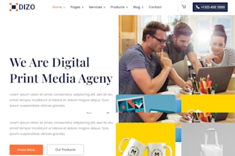 design wix print on demand website ecommerce website