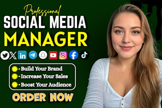 monthly social media manager social media marketing manager social media post