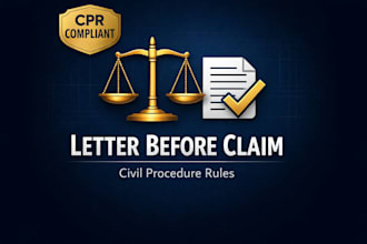 draft a cpr compliant UK letter before claim as a solicitor