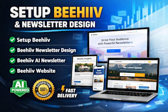 setup beehiiv, beehiiv newsletter design, beehiiv ai newsletter, beehiiv website