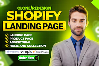 clone shopify advertorial listicle or product landing page by replo, gempages