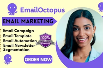 set emailoctopus email campaign template automation newsletter email marketing