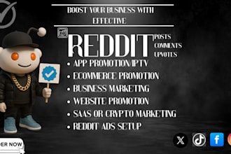 do reddit seo post management