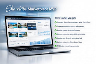 build sharetribe marketplace website flex go mvp stripe booking custom features