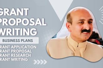 do grant proposal writing and business plan writing