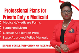 write startup business plan for aba therapy, home care, and supported living