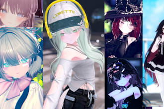 customize and upload your booth vrchat avatar
