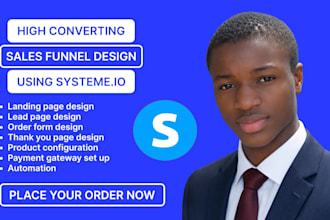 design a highly converting systeme io sales funnel